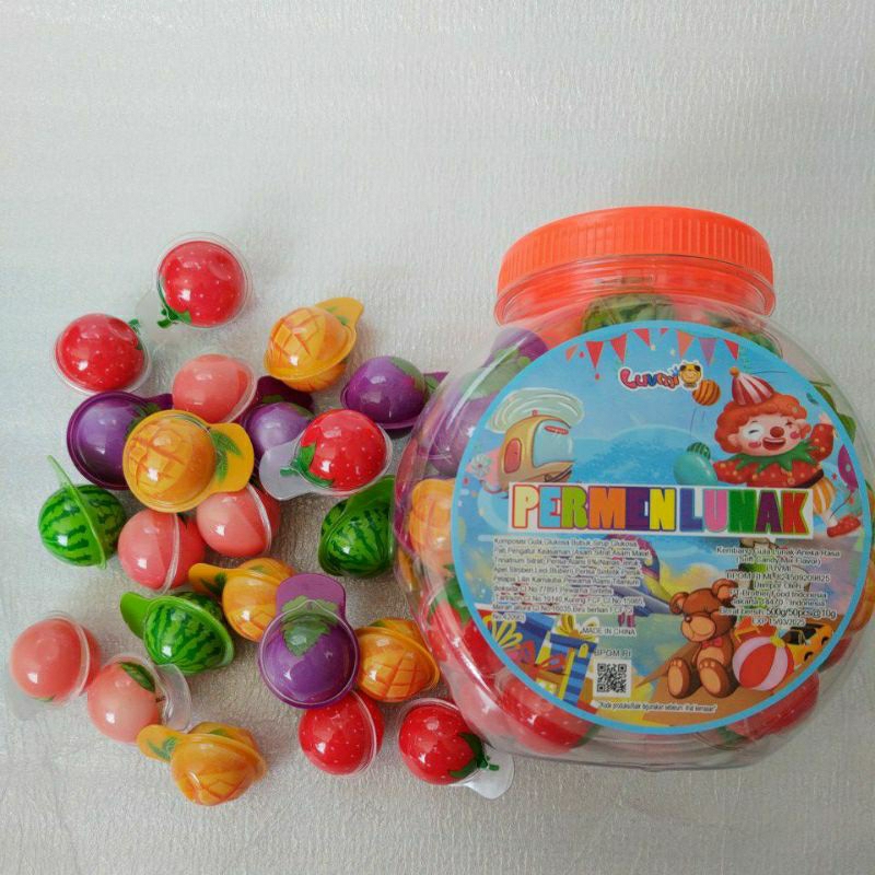 Permen Lunak LUVMI Buah Premium isi 50 pcs