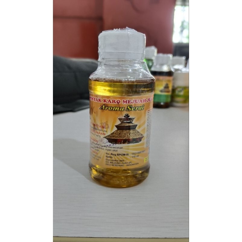 Minyak karo serai hangat, cengkeh panas, kayu putih hangat, param panas, kelapa hijau dingin | Minya