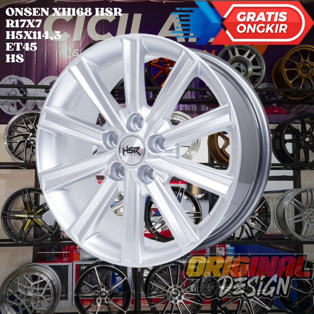 Velg Mobil Ring 17 HSR ONSEN R17 Untuk Camry , Ertiga , Biante , Luxio