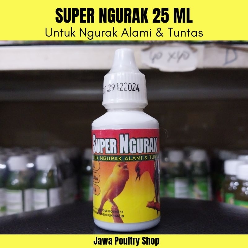 SUPER NGURAK ORIGINAL 25 ML Untuk Ngurak Alami & Tuntas