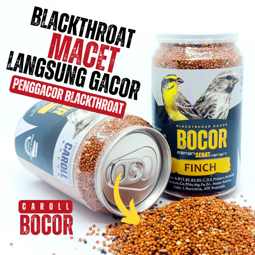 

23bagusmenshop - BOCOR Caroll Blackthroat Sanger Vitamin Burung Gacor Obat Burung Macet Bunyi