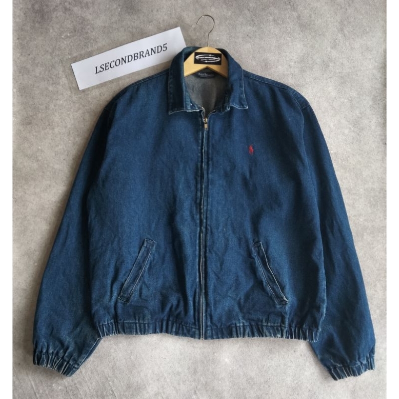 Jaket Vintage 80s Polo Ralph Lauren Jeans Jaket