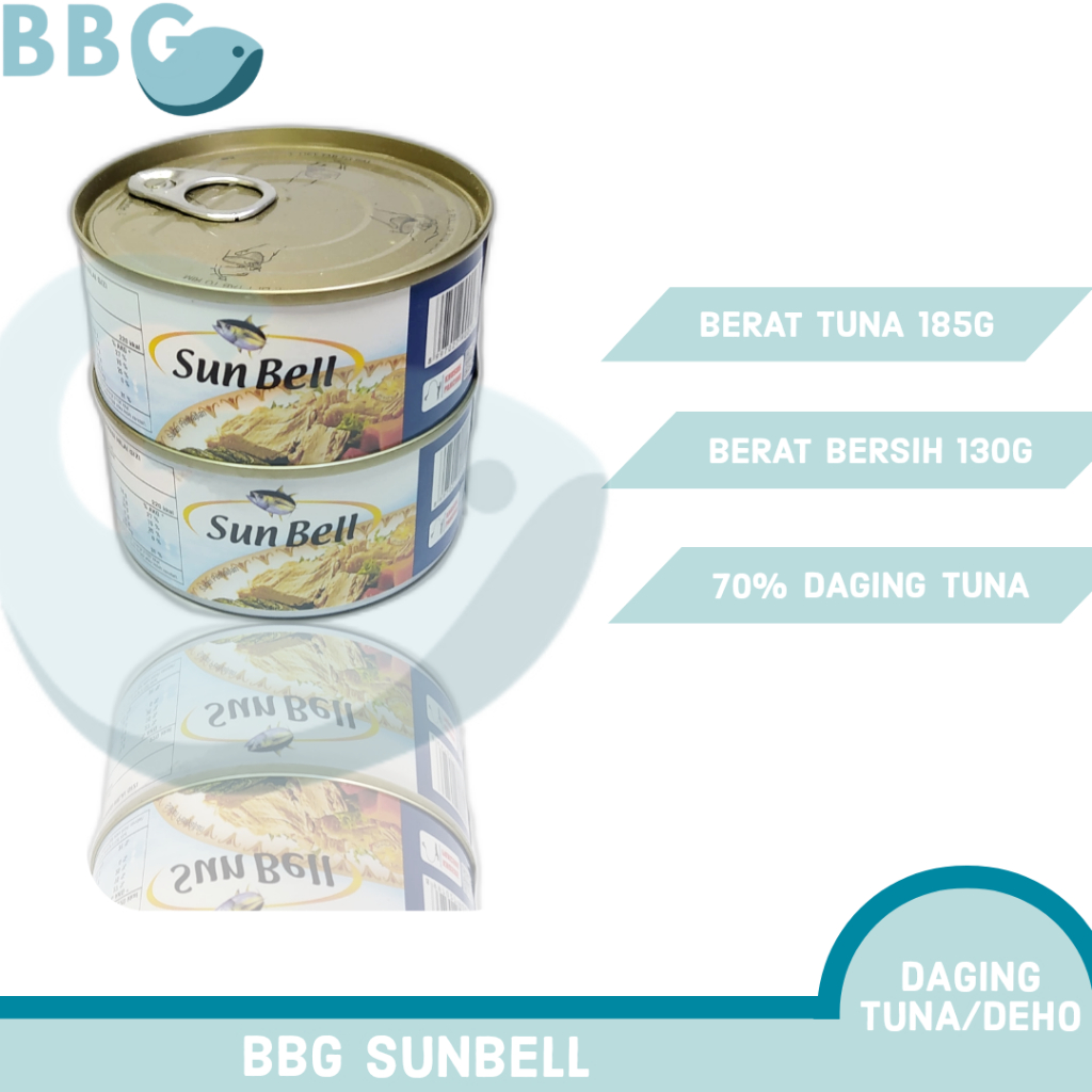 

BBG SUNBELL BESAR UKURAN 185GRAM /SUNBELL KATSUO BESAR/TUNA KALENG