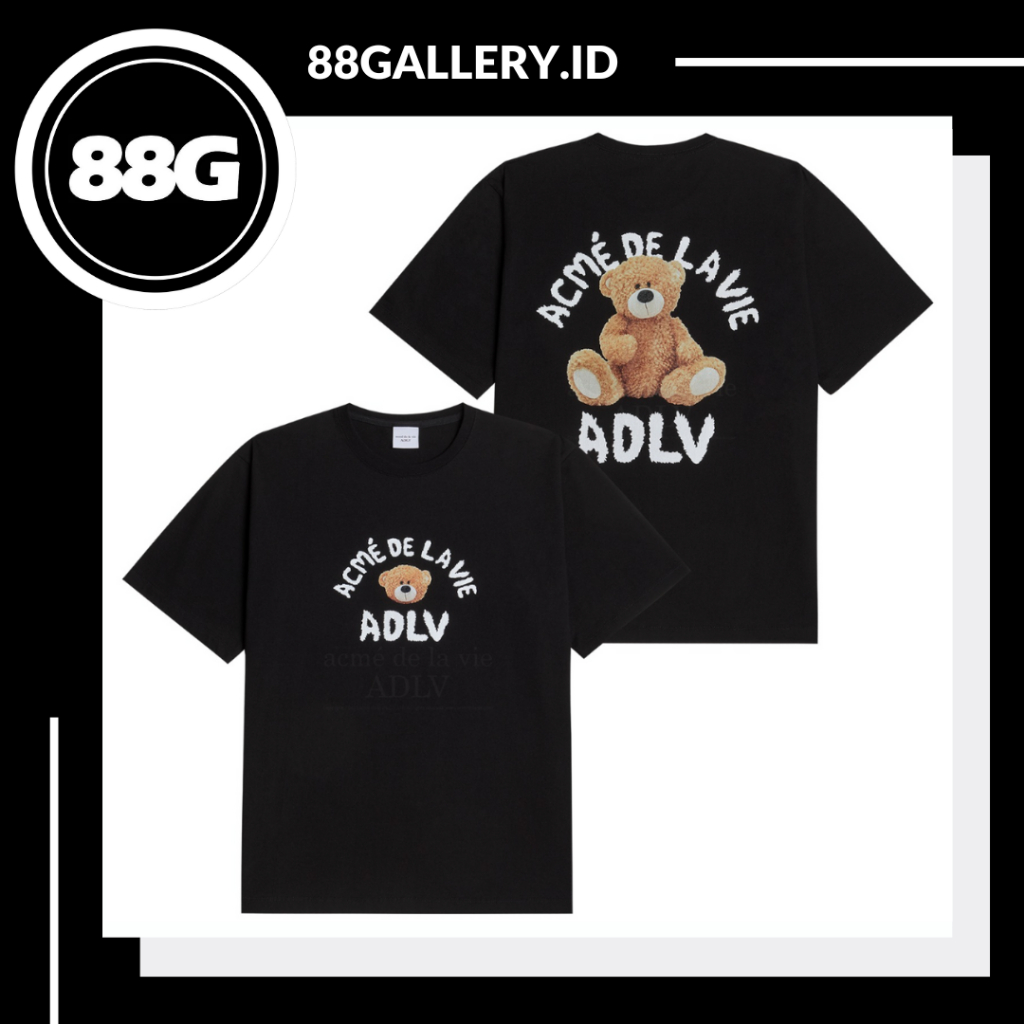 ADLV Teddy Bear Doll Black Tee