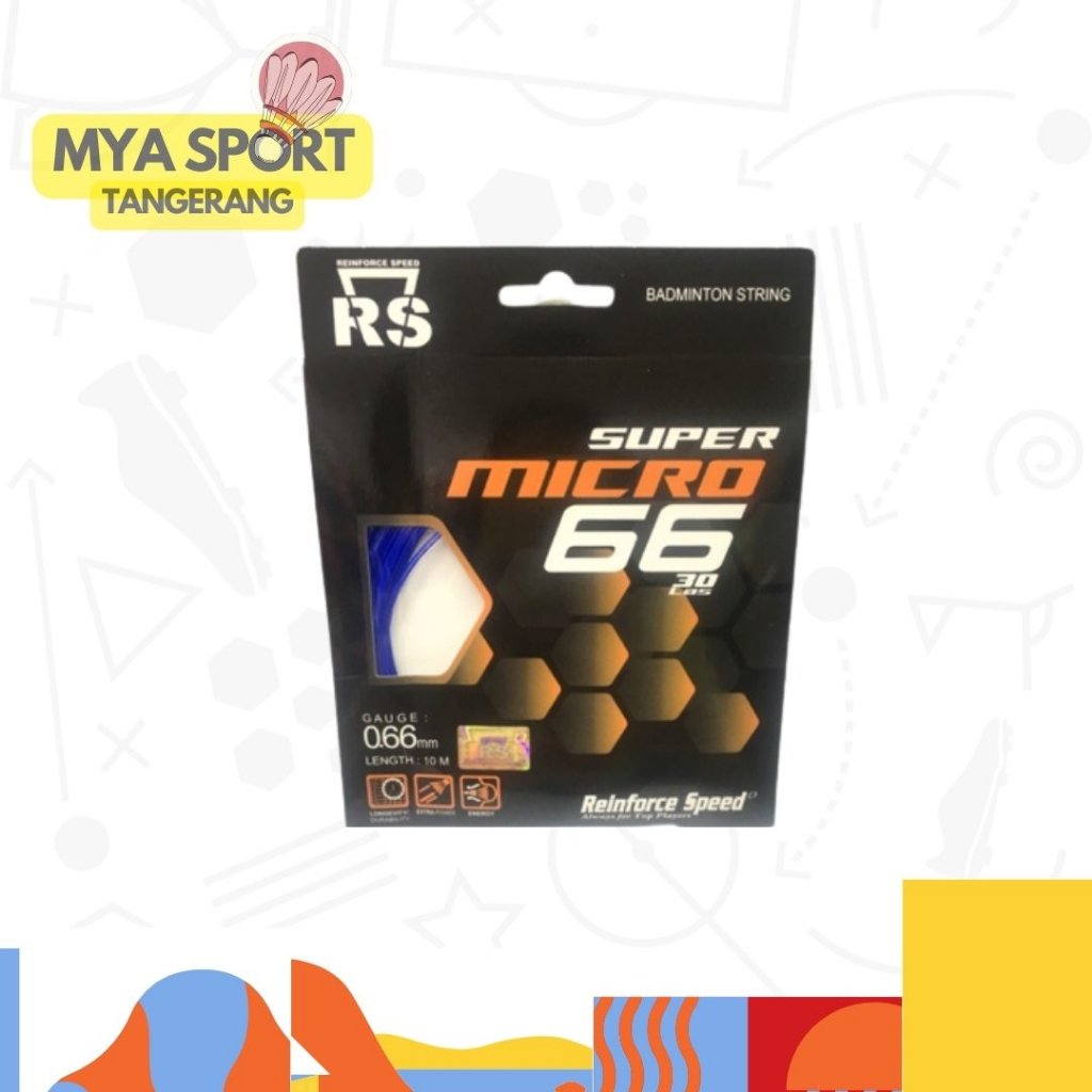 Senar Raket Badminton RS Super Micro 66
