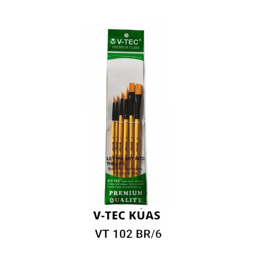 

Brush / Kuas V-Tec Premium VT 102BR/6