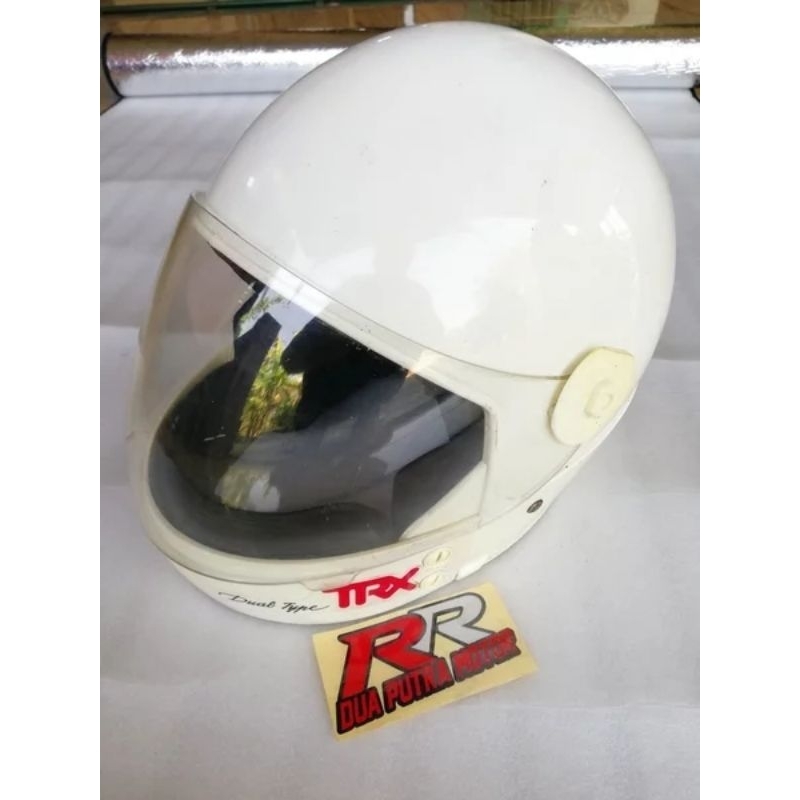 helm helmet standar jadul lawas pintage fintage full face original ori honda trx