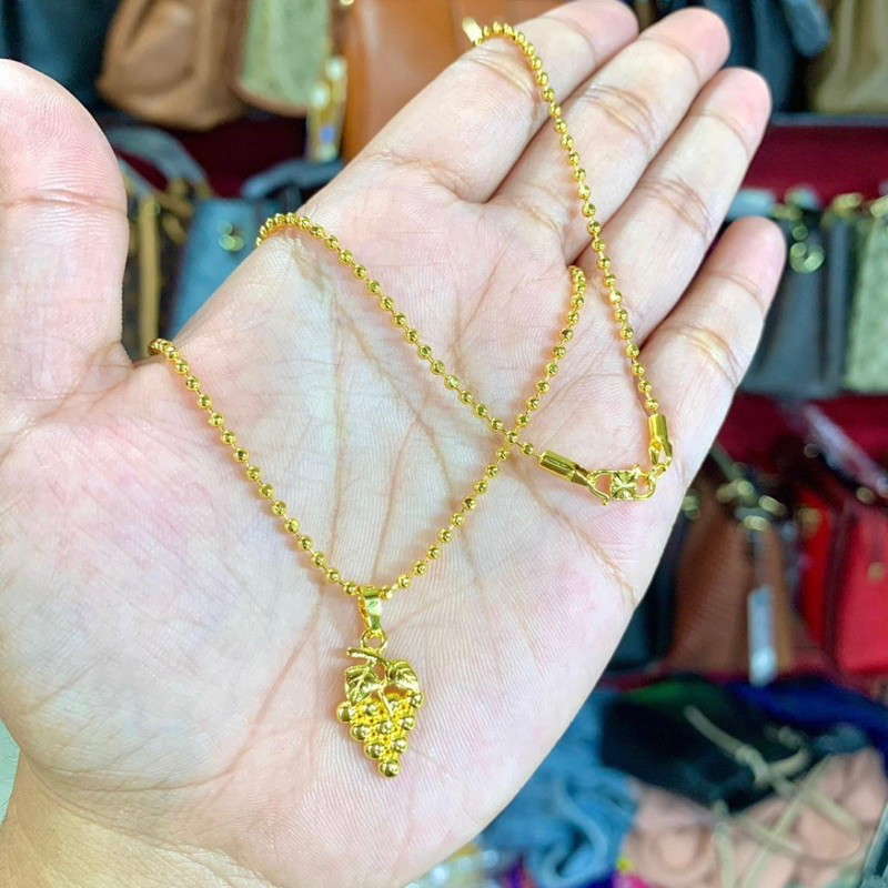 Kalung Set Liontin Anggur Xp Jewelry