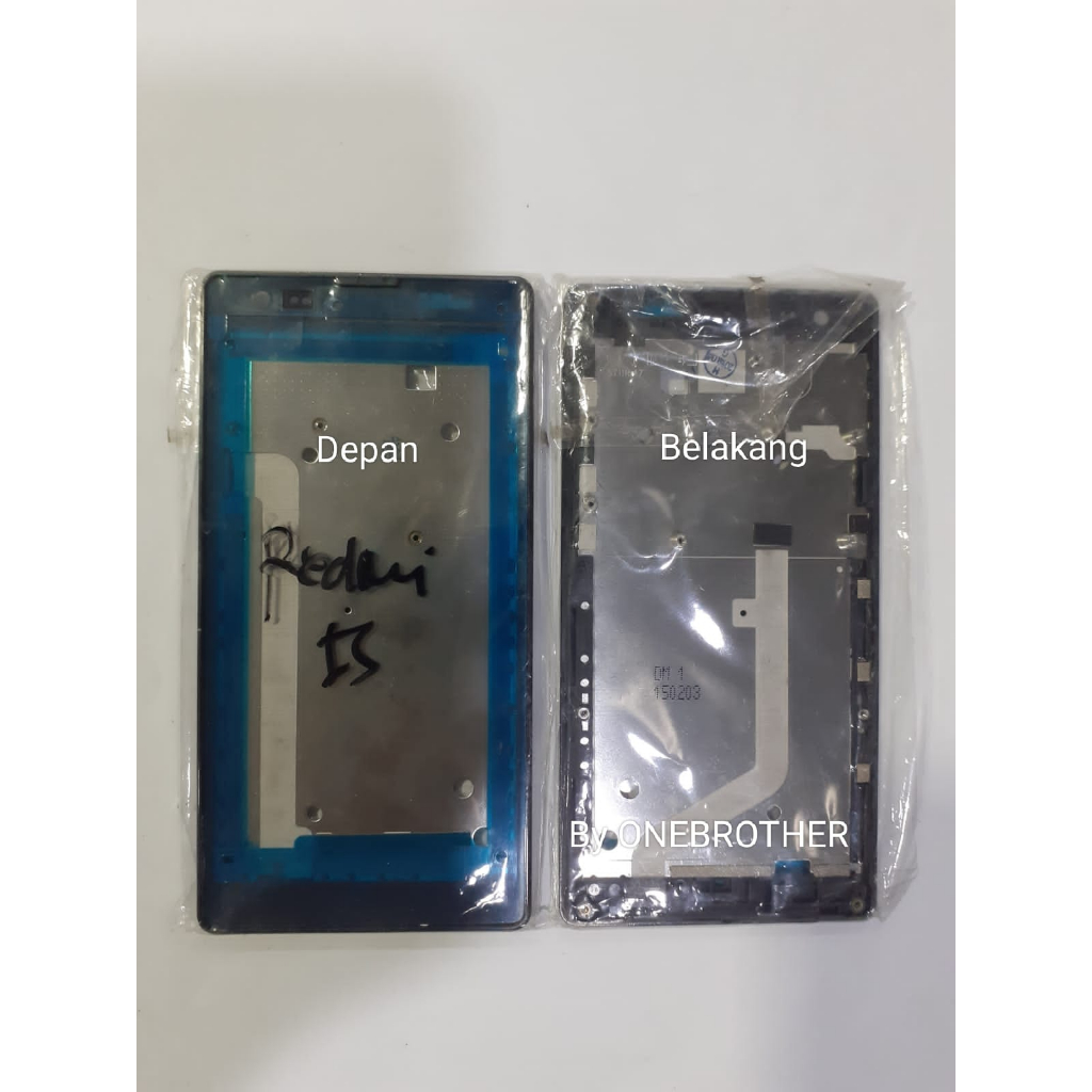 FRAME TULANG TENGAH DUDUKAN TATAKAN LCD REDMI 1S BLACK
