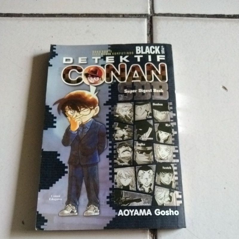komik detektif Conan SDB black+plus