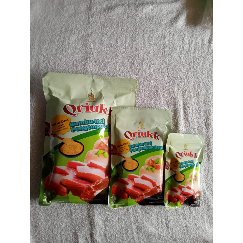 

MURAH MERIAHHH!!!! CUMA DISINII!!! QRIUK BUMBU INTI PENGEMPUK (daging)