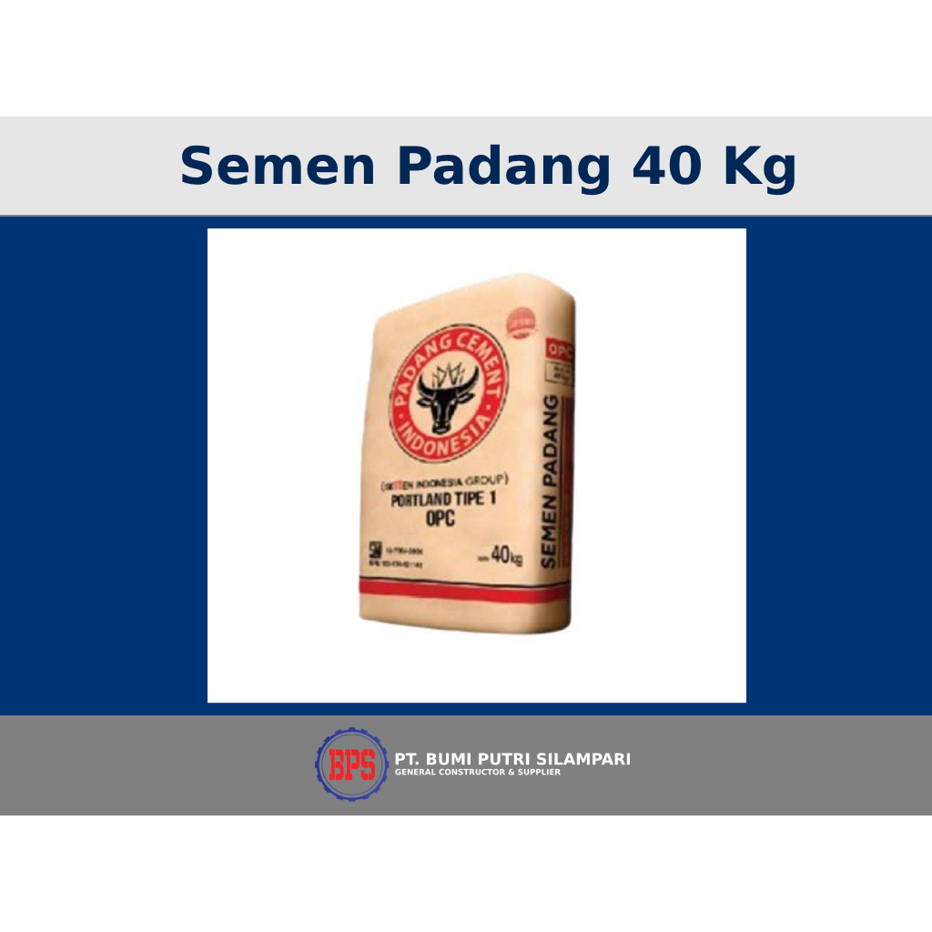 Semen Padang 40 kg - Min Orde 200 Sak
