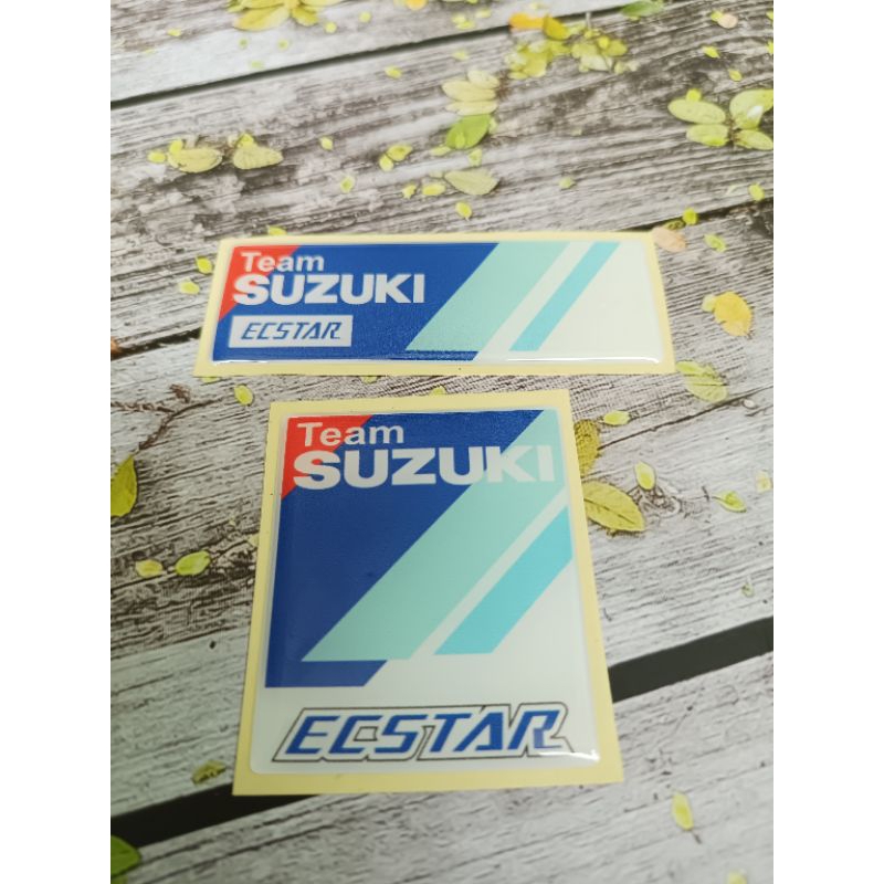 STIKER LOGO EMBLEM TEAM SUZUKI ECSTAR