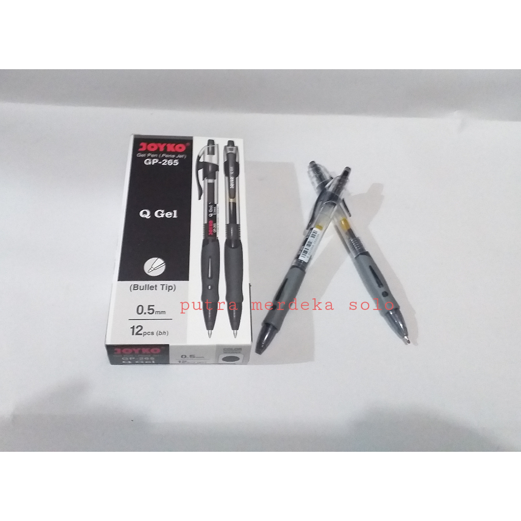

Ballpoint Gel , Bolpen Gel , Pulpen Gel Joyko Q Gel GP--265 0.5mm