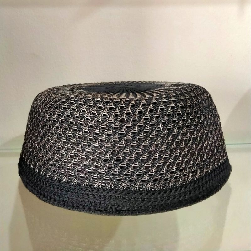 peci kopyah rajut oval/ songkok / kopyah dewasa peci rajut oval/ peci Sholat songkok kopyah dewasa/