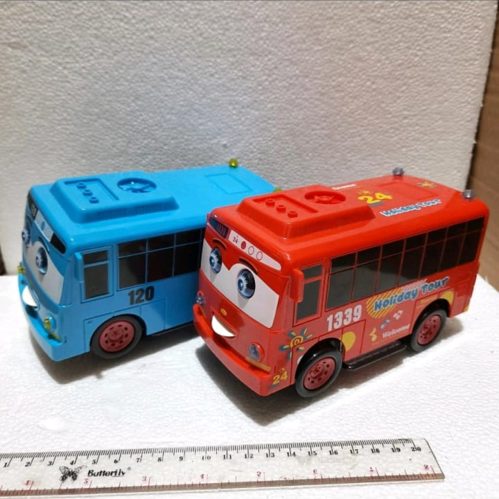 Mainan truk oleng mainan tayo oleng dancing robot mobil bus tayo ada lampu dan musik MAINAN MOBIL OL