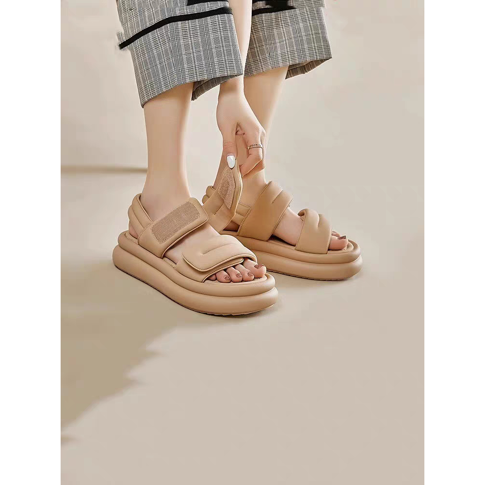 SS 923 Sandal Tali Velcro Dove Polos Wanita Premium