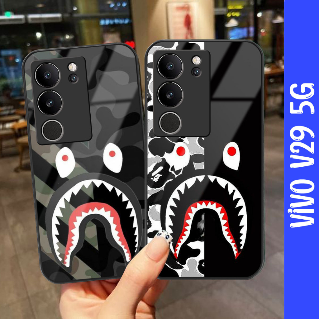 Softcase Glass Kaca Vivo V29 5G 2023 Terbaru Casing Handphone [MG10]