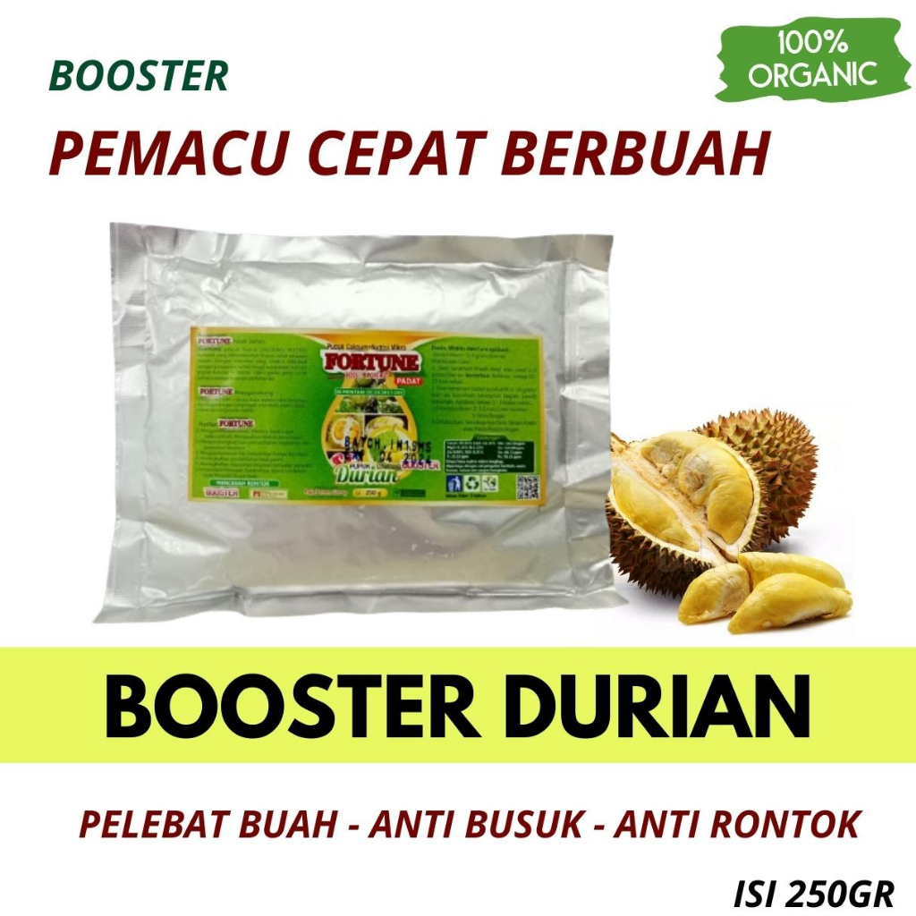 Pupuk Booster Durian Super, BISA COD Booster Durian Cepat Berbuah, Pupuk Buah Durian