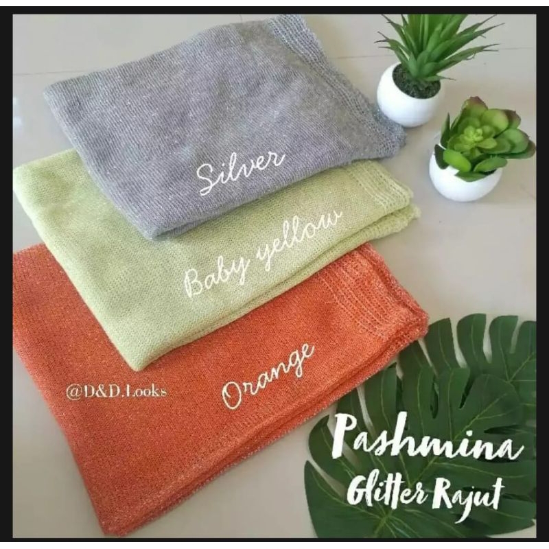 pasmina rajut gliter/pasmina gliter rajut/pasmina rajut/kerudung pengantin/jilbab rajut