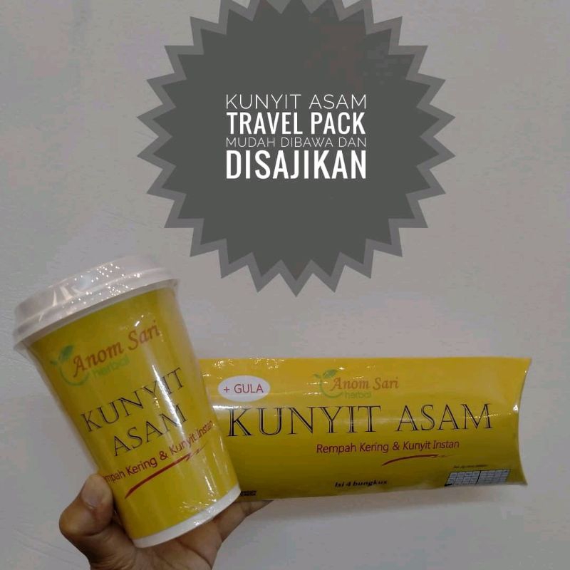 

kunyit asam rempah kering dan serbuk instan
