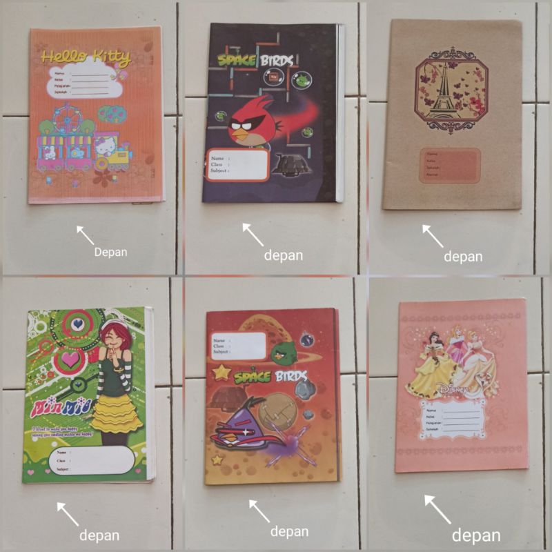 

TAB | Sampul buku kwarto kertas berbagai motif