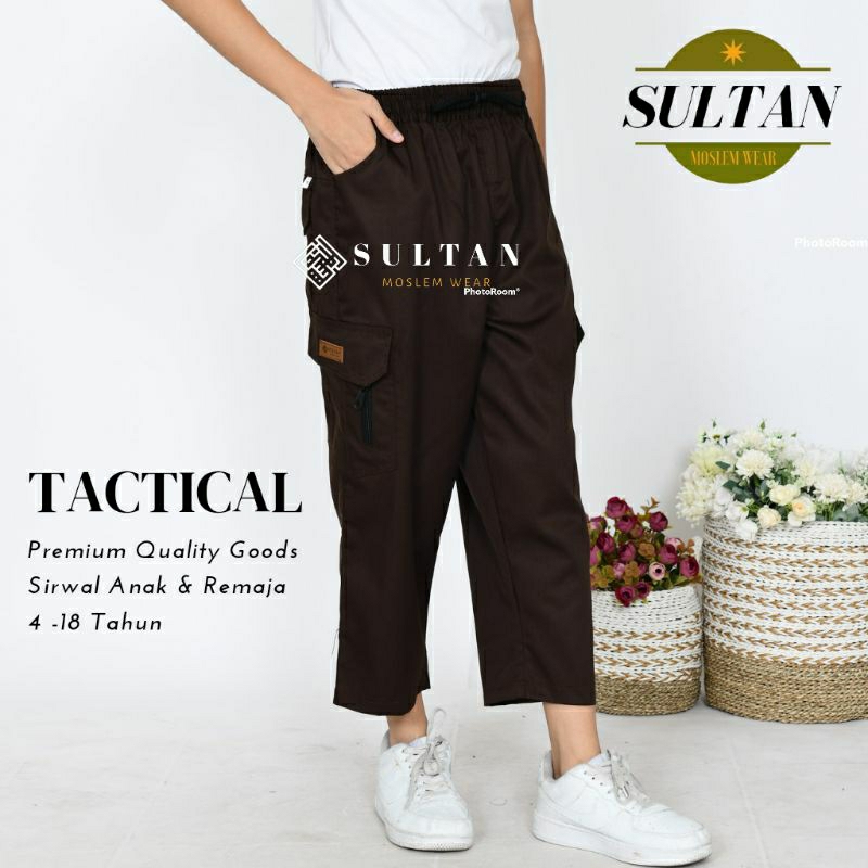Sirwal Tactical Anak sampai Remaja usia SD SMP SMA REMAJA tanggung Celana sirwal sultan tactical out