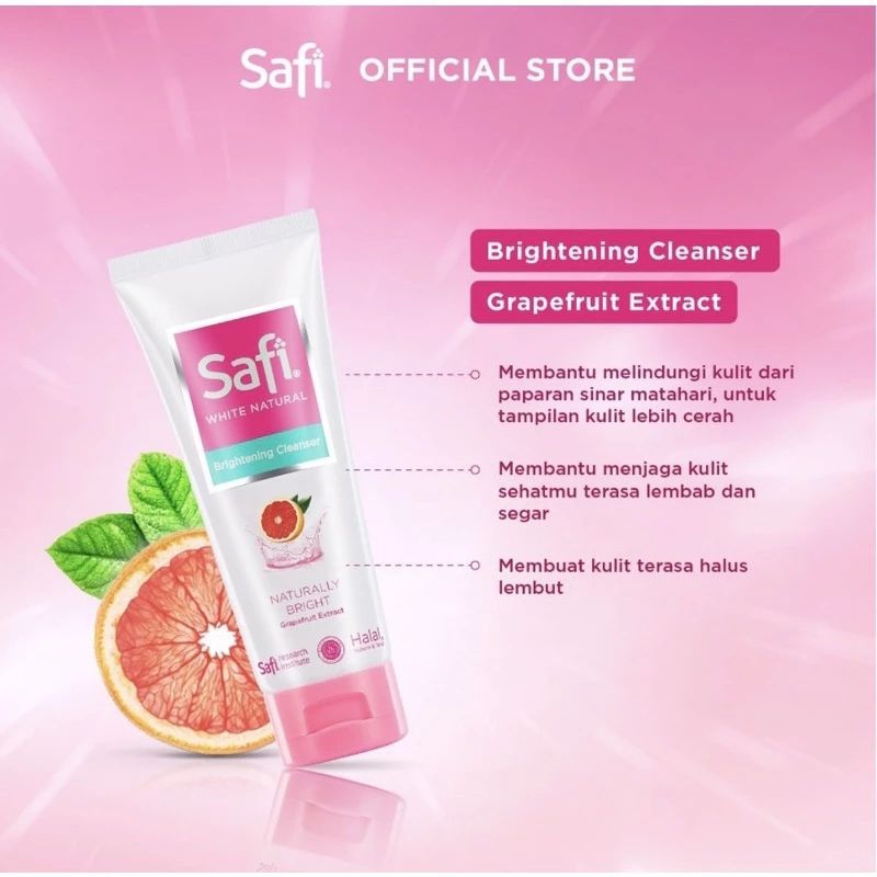 SAFI NATURAL BRIGHTENING CLEANSIR || FACIAL WASH SAFI