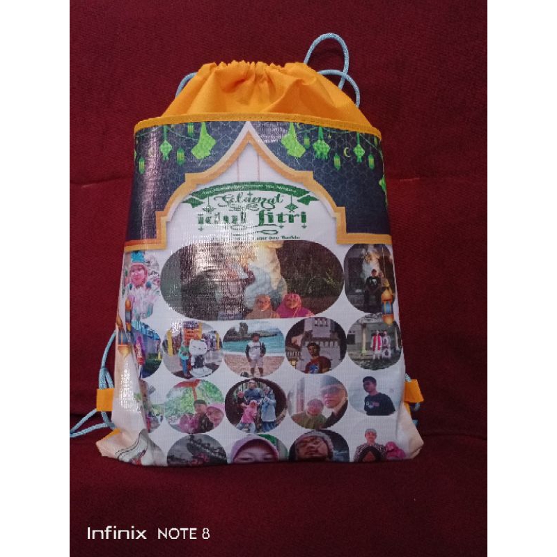 

Tas Ransel Kantong plus Stiker
