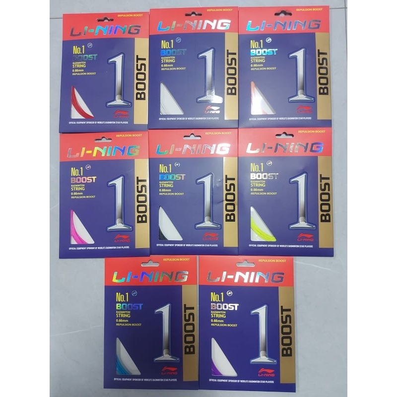 Senar Badminton Lining Number 1 BOOST No 1 No1 No.1 B / Li-ning No 1 Boost Original
