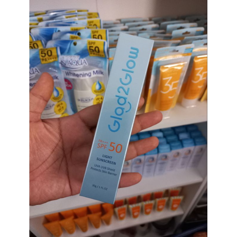 GLAD2GLOW - G2G Light Sunscreen Gel SPF 50 PA+++ Oil Control 30 g
