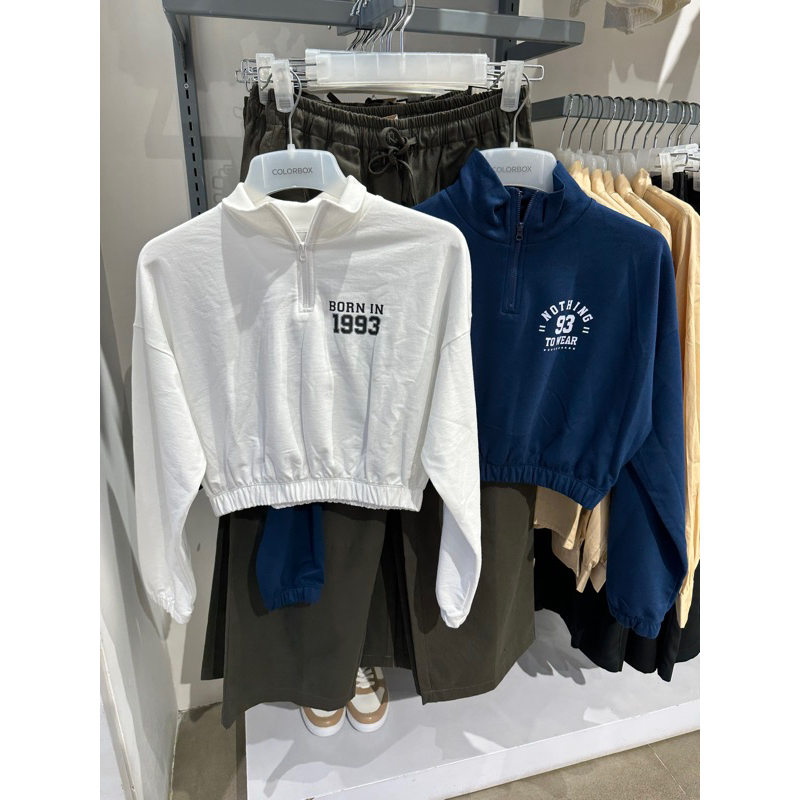 COLORBOX SWEATER CROP SALE