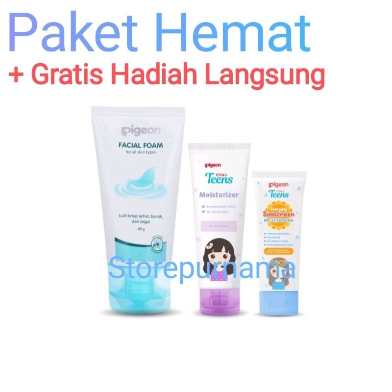 PIGEON TEENS PAKET HEMAT CANTIK SKINCARE