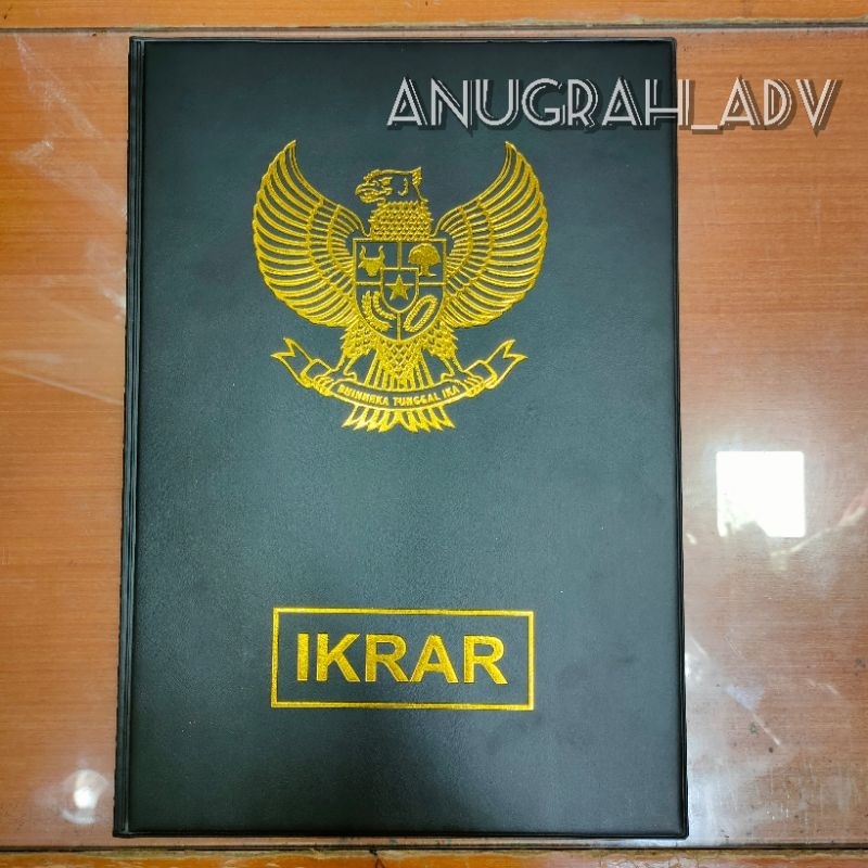 

map perlengkapan upacara bendera - IKRAR