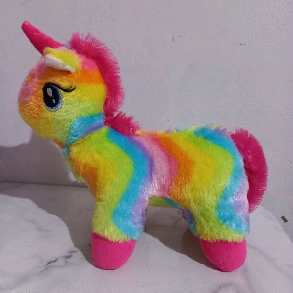 BONEKA UNICORN RAINBOW