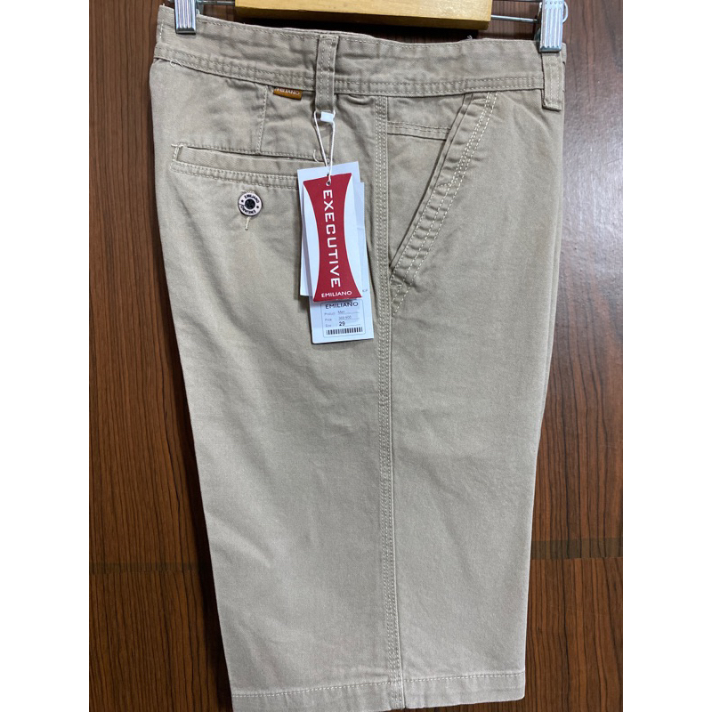 CELANA PENDEK PRIA KATUN CANVAS EMILIANO ORIGINAL BRENDED TEBAL STANDAR CARDINAL