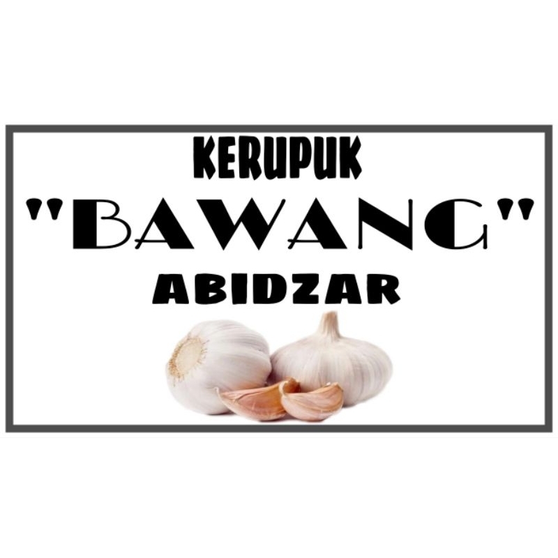

kerupuk bawang Abidzar