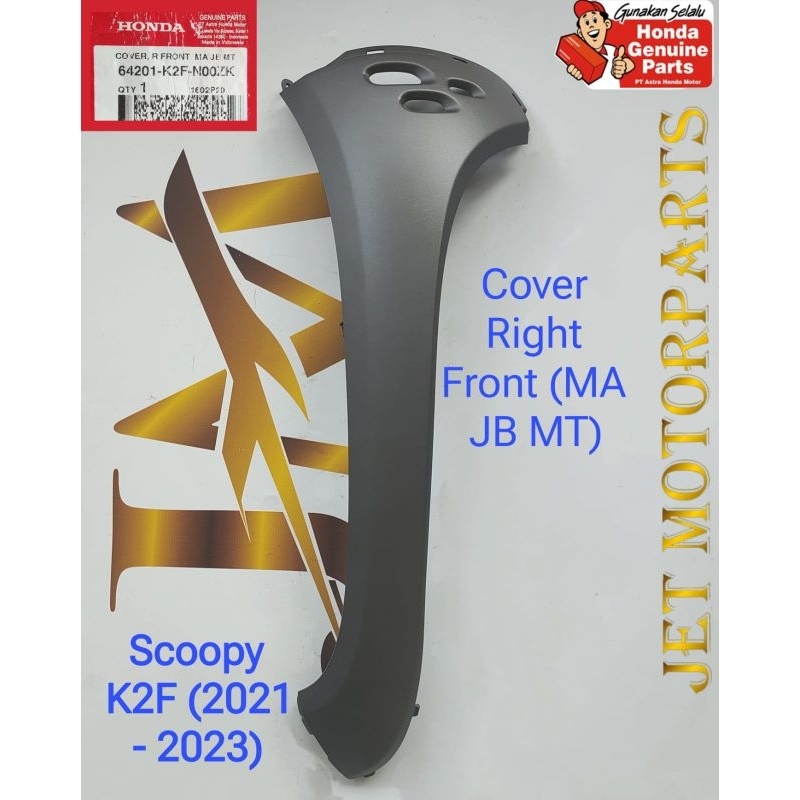 64202K2FN00ZK Sayap Scoopy 2021 Stylish Brown Asli atau Ori Honda AHM