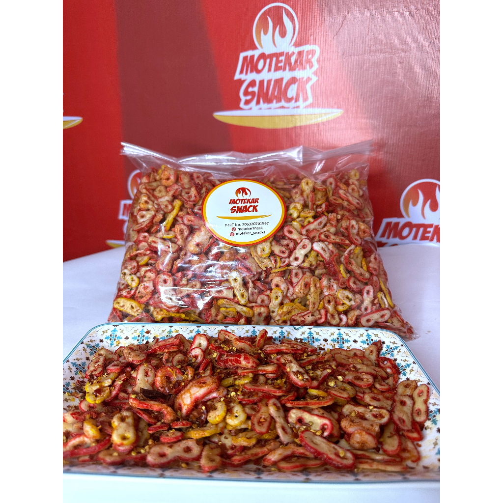 

Sebring Pedas Daun Jeruk 500gr Kerupuk Seblak Kering Extra Pedas Food Snacks