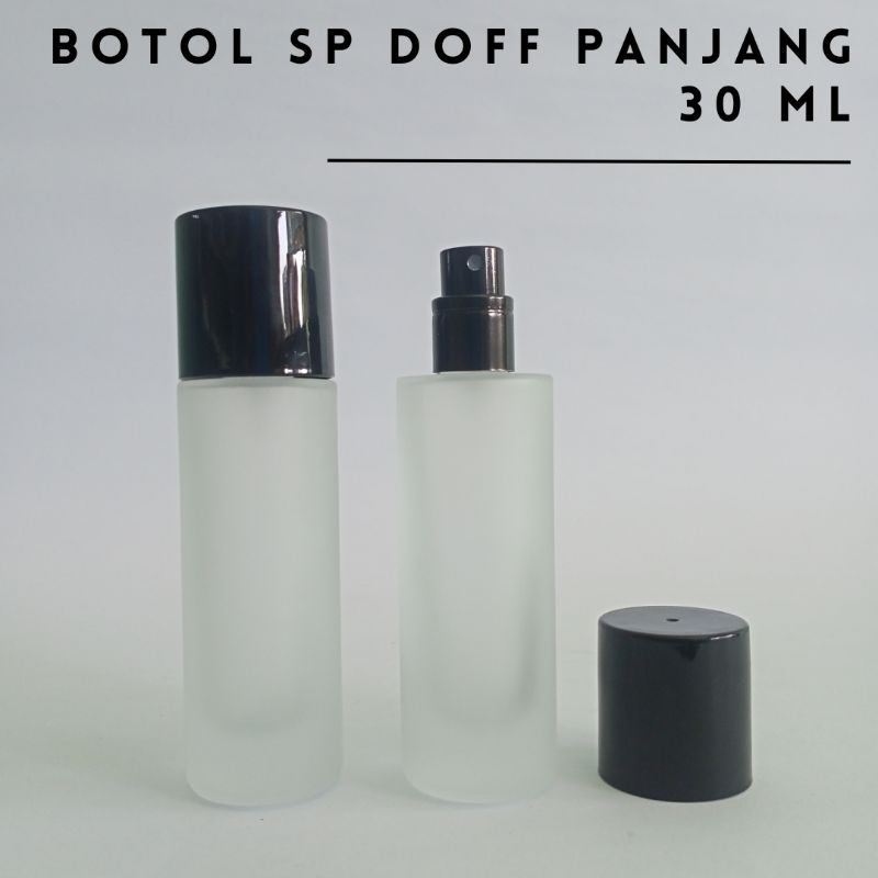BOTOL PARFUM DOFF PANJANG SPREY 30ML - Botol Parfum Kosong Doff Panjang 30ml