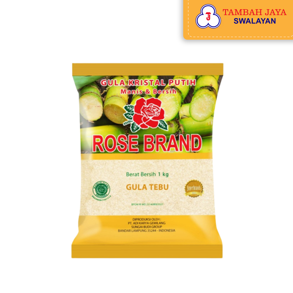 

Rose Brand Gula Tebu 1kg (kuning)