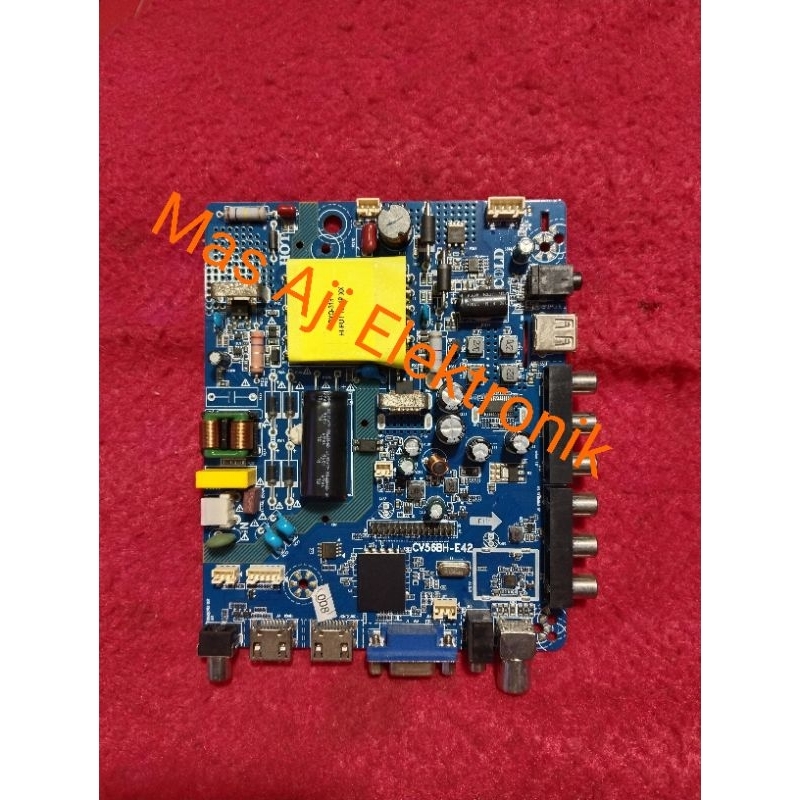 MESIN TV LED POLYTRON PLD32D1550D - MOTHERBOARD - MAINBOARD - MOBO MICOM TV POLYTRON 32D1550D