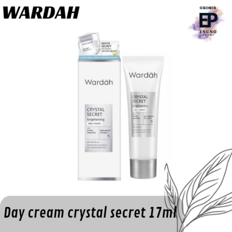 WARDAH CRYSTAL SECRET DAY CREAM 17 ML | KRIM SIANG WARDAH