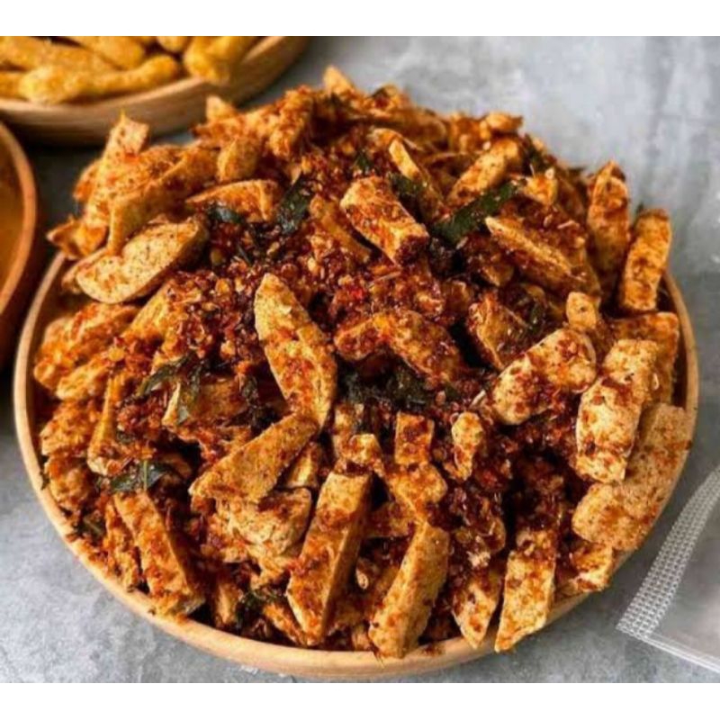 

Mix basreng pedas dan original daun jeruk