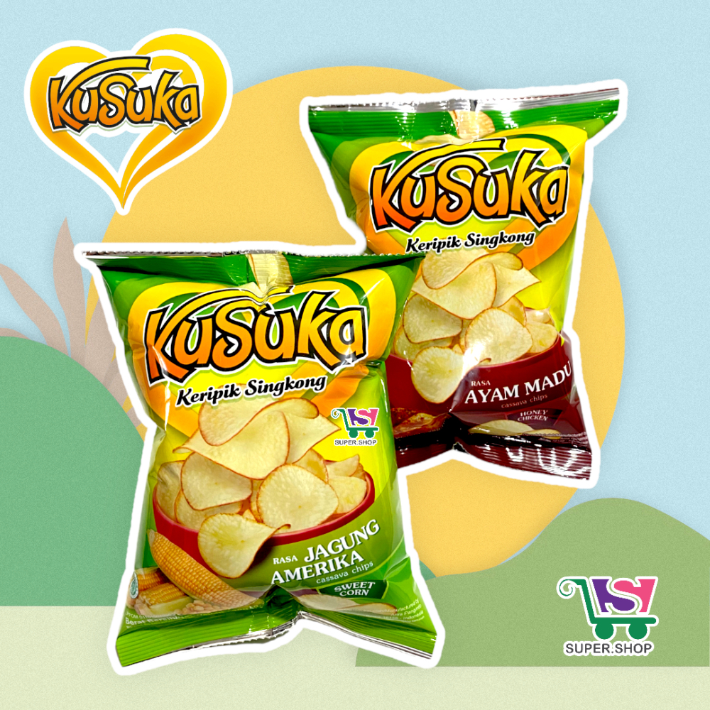 Kusuka Keripik Singkong MINI Ayam Madu / Jagung Amerika 20 Gram