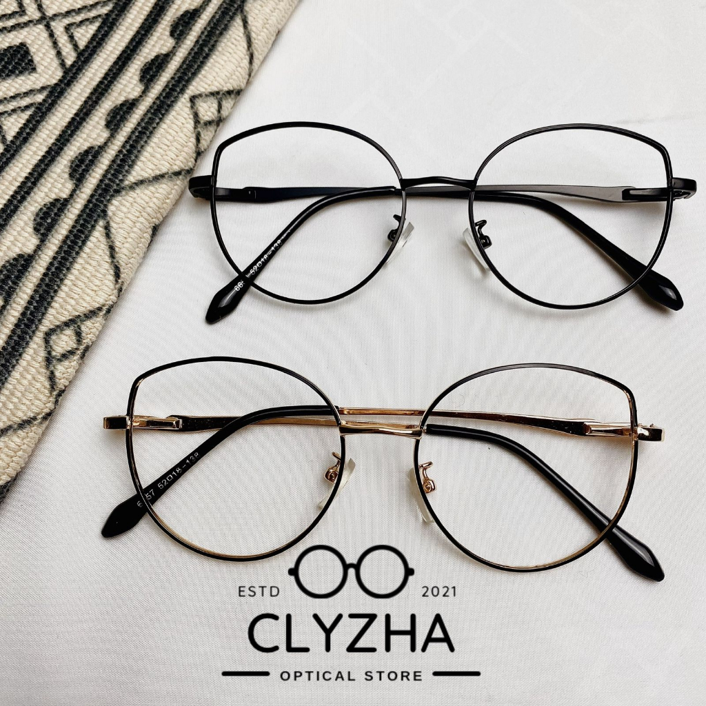 FRAME KACAMATA WANITA FASHION 6657 LENSA MINUS PLUS CYLINDER ANTI RADIASI BLUERAY PHOTOCHROMIC