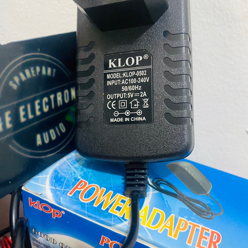 Adaptor 5v 2A jack T merek klop