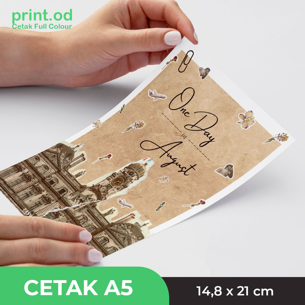 

Print.od Cetak A5 (14.8x21 cm) Full Colour
