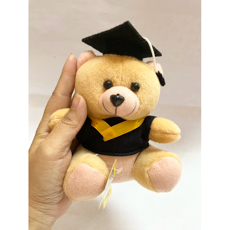 Boneka Bear Wisuda kecil untuk bouquet / Boneka Beruang / Bear Toga / Beruang Wisuda (05020157)