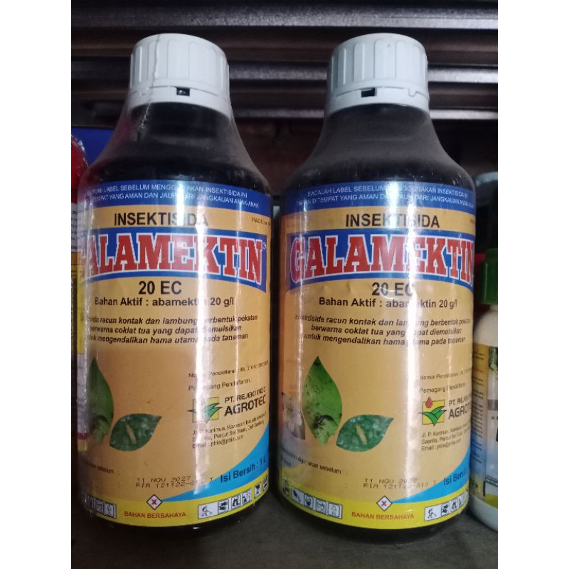 GALAMEKTIN 20 EC |Obat Thrips,Aphids&Tunggau Abamektin 1 Liter|